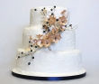 Rustic three tier Wedding cake