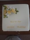 Golden wedding Anniversary cake