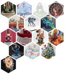 A snap shop of some of the previous Five Star work, Structures, Royal icing , 