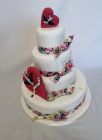 4 tier wedding cake