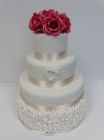 4 tier wedding cake