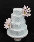 wedding cake with 4 tiers