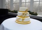 3 tier wedding cake