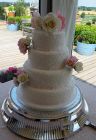 4 tier wedding cake