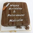 Mans Retirement Cake