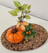 pumpkin and acorns on this sesonal course 
